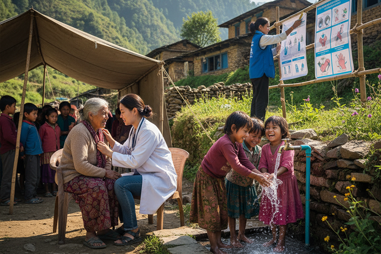 Healthcare, Water & Sanitation